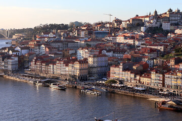 Obraz premium view of the old town of Porto Portugal