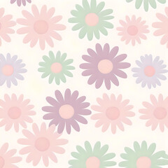 cute pastel flower of background