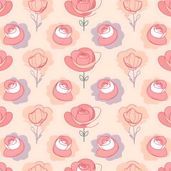cute pastel flower of background