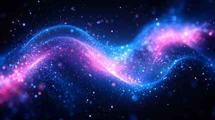 Futuristic abstract digital tech background with glowing particles, lines, and dynamic shapes symbolizing innovation, progress, and the limitless possibilities of the future.

