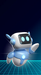 Modern cute robot