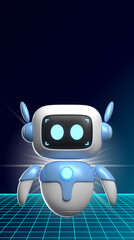 Modern cute robot