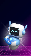 Modern cute robot