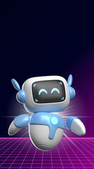Modern cute robot