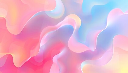 Obraz premium gradient shapes on dark blue and place for text. Poster set in minimal style