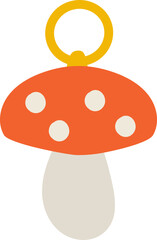 Obraz premium Beaded Mushroom Element