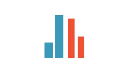 Simple Illustration Depicting a Bar Graph Representing Data