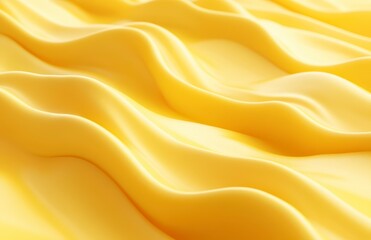 Obraz premium Abstract Yellow Fabric Texture Soft Waves and Subtle Highlights