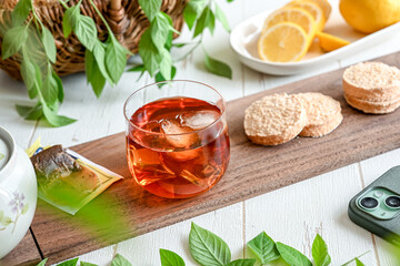 美味しそうなレモンティー
