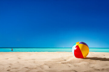 Obraz premium Generated Image of Beach Ball