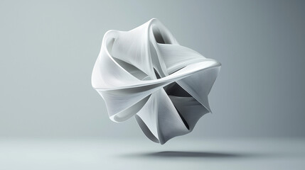 astarte.ai: Futuristic Floating Abstract Sculpture