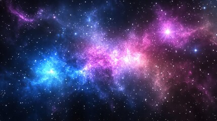 Obraz premium Cosmic Nebula, vibrant colors, space background, stellar birth, design