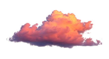 sunset cloud, PNG transparent, colorful, dramatic, fluffy cloud, vibrant, evening, dusk, nature, atmospheric, golden hour