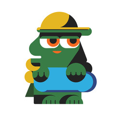 vector art pieces ,wall paintings character , encompassing various art , Groovy cartoons, abstract
