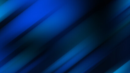 Diagonal blue lines blend dark to light shades forming abstract art..
