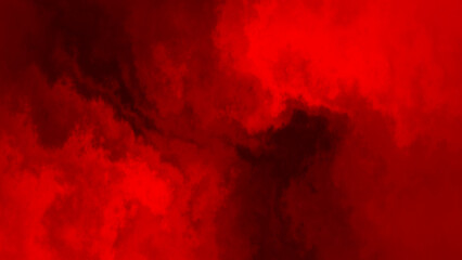 Red and black smoke with a hazy background..