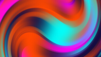Of a colorful abstract background with curved lines..