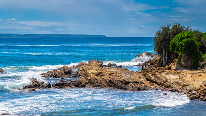 Scenic seascape views at Bermagui