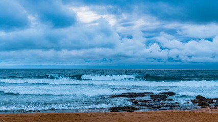 Overcast Sunrise at the Seaside