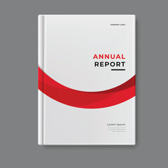 business annual report template cover design