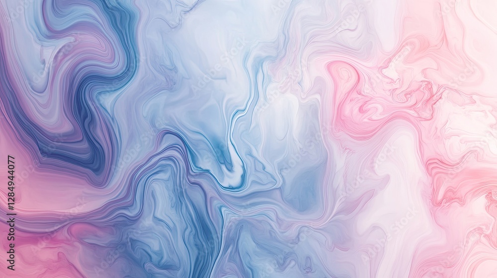 Poster abstract pastel-colored marbled background with soft flowing patterns