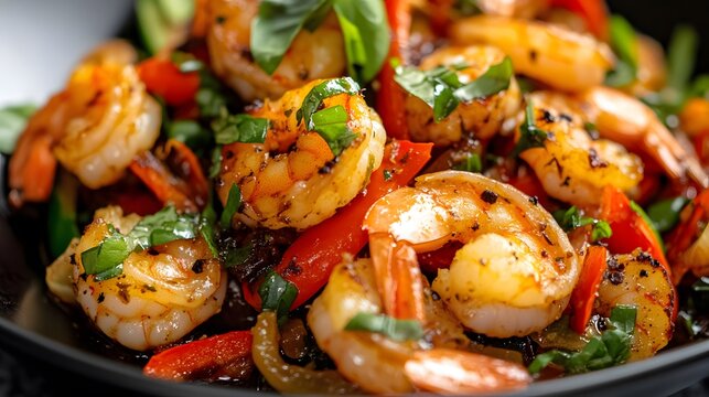 Garlic Shrimp and Mushrooms Appetizer / ガーリックシュリンプとマッシュルーム 前菜