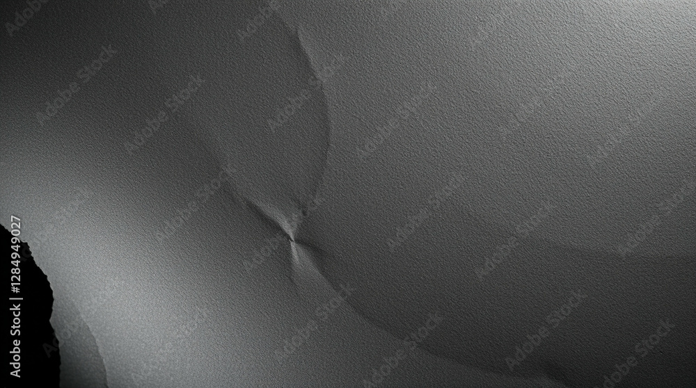Poster subtle charcoal texture with soft shadows and folded gradient detail
