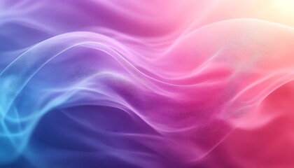 Fototapeta premium Colorful abstract waves, soft light, background design