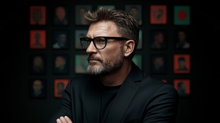 Confident Businessman Portrait  Ambition  Success  Leadership