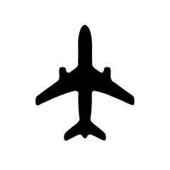 Obraz premium Silhouette Aircraft, A Modern Transportation Icon