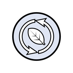 Detoxification Icon. Symbol of the Importance of Internal Organ Health and Human Metabolism. 