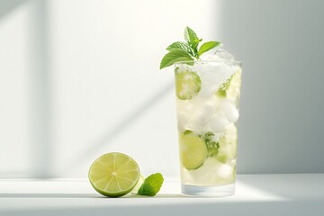 Drinks Isolated In Clean Background