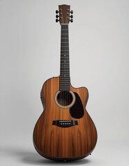 Obraz premium Strings of Passion: The Soulful Beauty of the Guitar