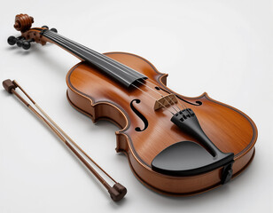 Fototapeta premium Timeless Strings: The Elegance and Passion of the Violin