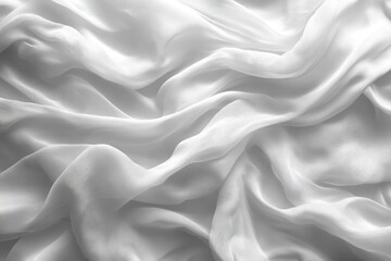 Obraz premium Creased White Paper Texture High Contrast Still Life