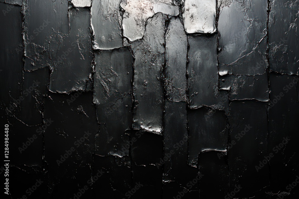 Poster black texture abstract background monochrome calmness depth subtle shadows