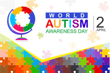 Obraz premium World Autism Awareness Day. World Autism Day. Banner, Flyer, Poster for Health Care Awareness campaign for Autism.