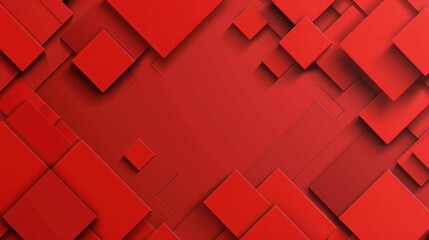 Abstract 3d background red 3D cubes background red 3D square background 3D rectangle background