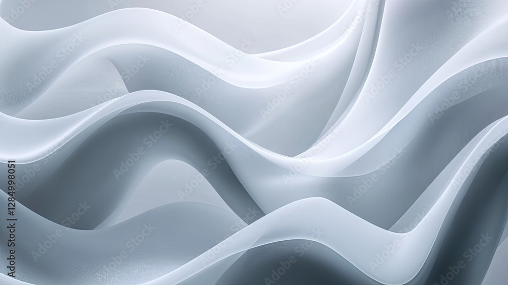 Aufkleber monochromatic gradient abstract design with soft lighting, creating a calming atmosphere