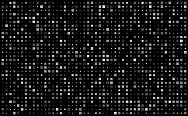 Black and white pixel pattern background