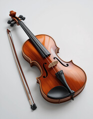 Fototapeta premium Timeless Strings: The Elegance and Passion of the Violin