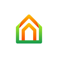 Modern home logos and properties for real estate business