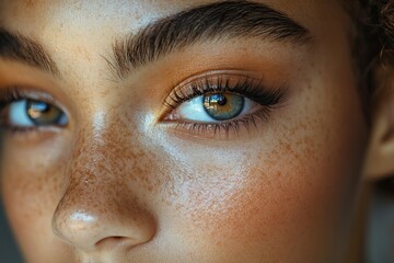 Fototapeta premium Makeup Application during Pandemic with Face Masks and Natural Lighting