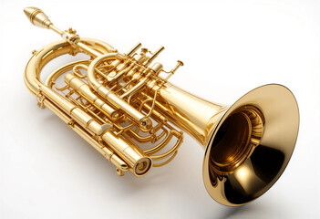 Obraz premium Brass Brilliance: The Power and Elegance of the Trumpet