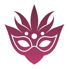carnival mask vector illustration