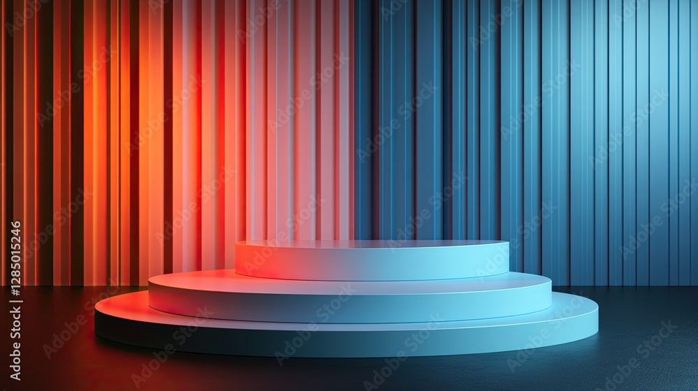 Aufkleber smooth flowing gradients with glowing accents, creating a vibrant and modern backdrop. --