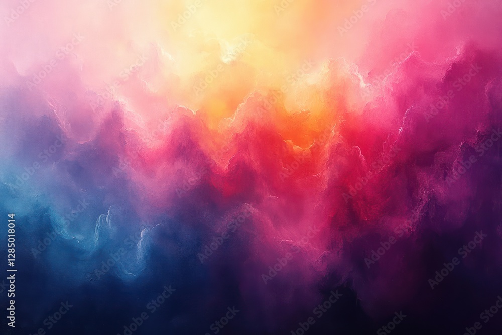 Poster abstract pastel gradient background soft ethereal holographic texture noise blur colorful retro digi