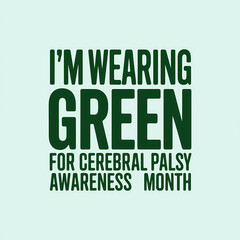 Cerebral Palsy Awareness Month