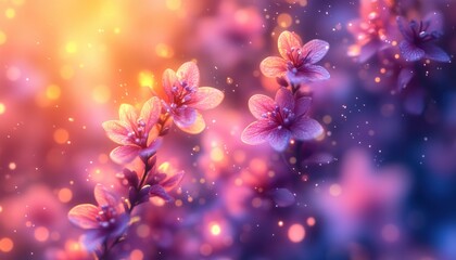 Pastel Ethereal Background with Dreamy Bokeh and Light Refractions