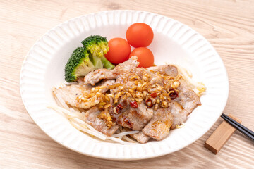 豚肉ソテーねぎソース